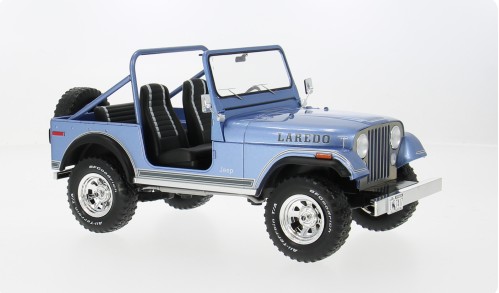 Jeep CJ-7 Laredo 1980 Blauw - 1:18